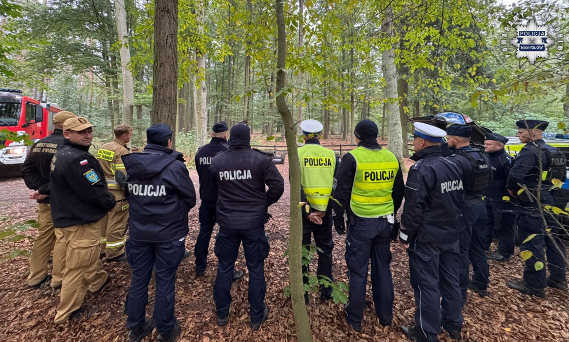 zdjęcie: słuzby biorące udział w akcji