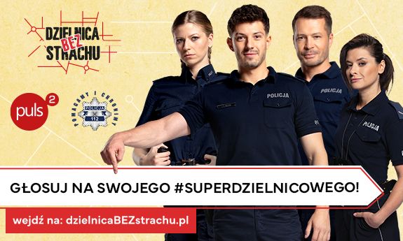 zdjęcie kolorowe: plakat zachęcający do głosowania w konkursie #SuperDzielnicowy 2025!