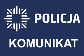zdjęcie: plakat z napisem Policja komunikat